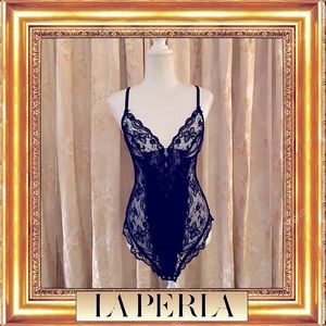 La Perla vintage 1980’s black bodysuit NWOT